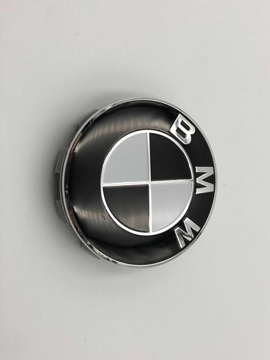 Capace Janta Compatibile BMW 68 mm negru alb