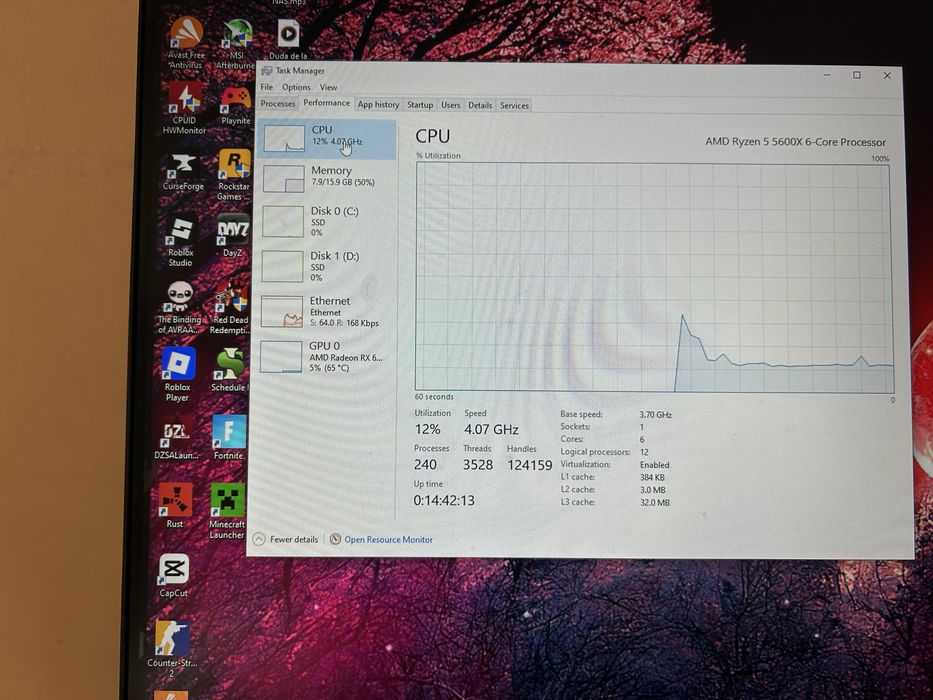 Pc Gaming | Ryzen 5 5600x | AMD Radeon Rx 6700XT 12GB