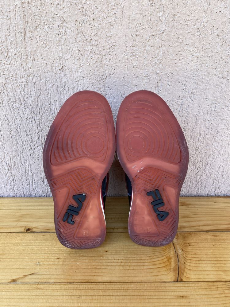 Sneakers FILA copii adulti Marimea 37 Adidasi Negru Rosu