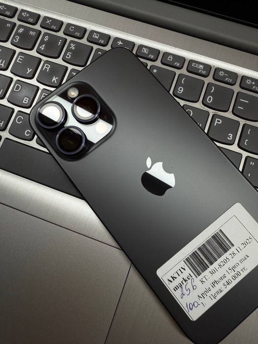 iPhone 15 Pro Max 256GB/100% от Актив Маркет Рассррочка 0-0-12