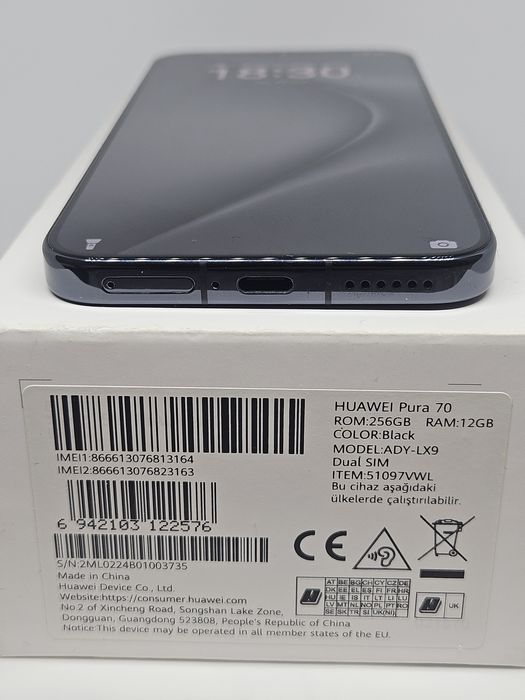 Huawei Pura 70 256gb/12ram Black