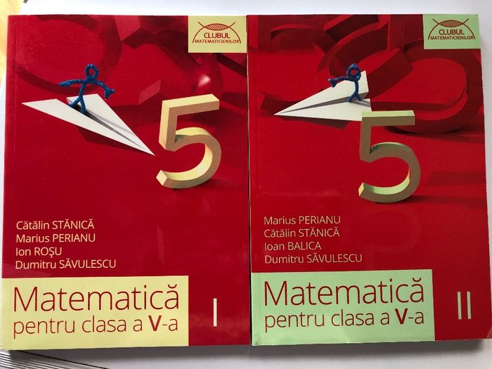 Matematica cls a V-a, partea I&II - Stanica, Perianu, Rosu, Savulescu