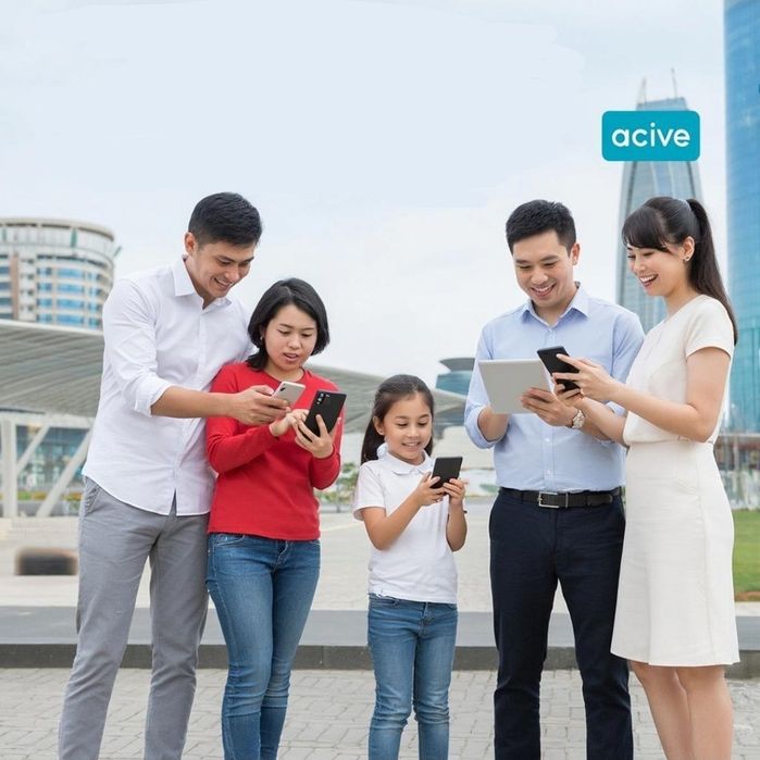 Семейная группа Актив Безлимитный мобильный и домашний интернет Active