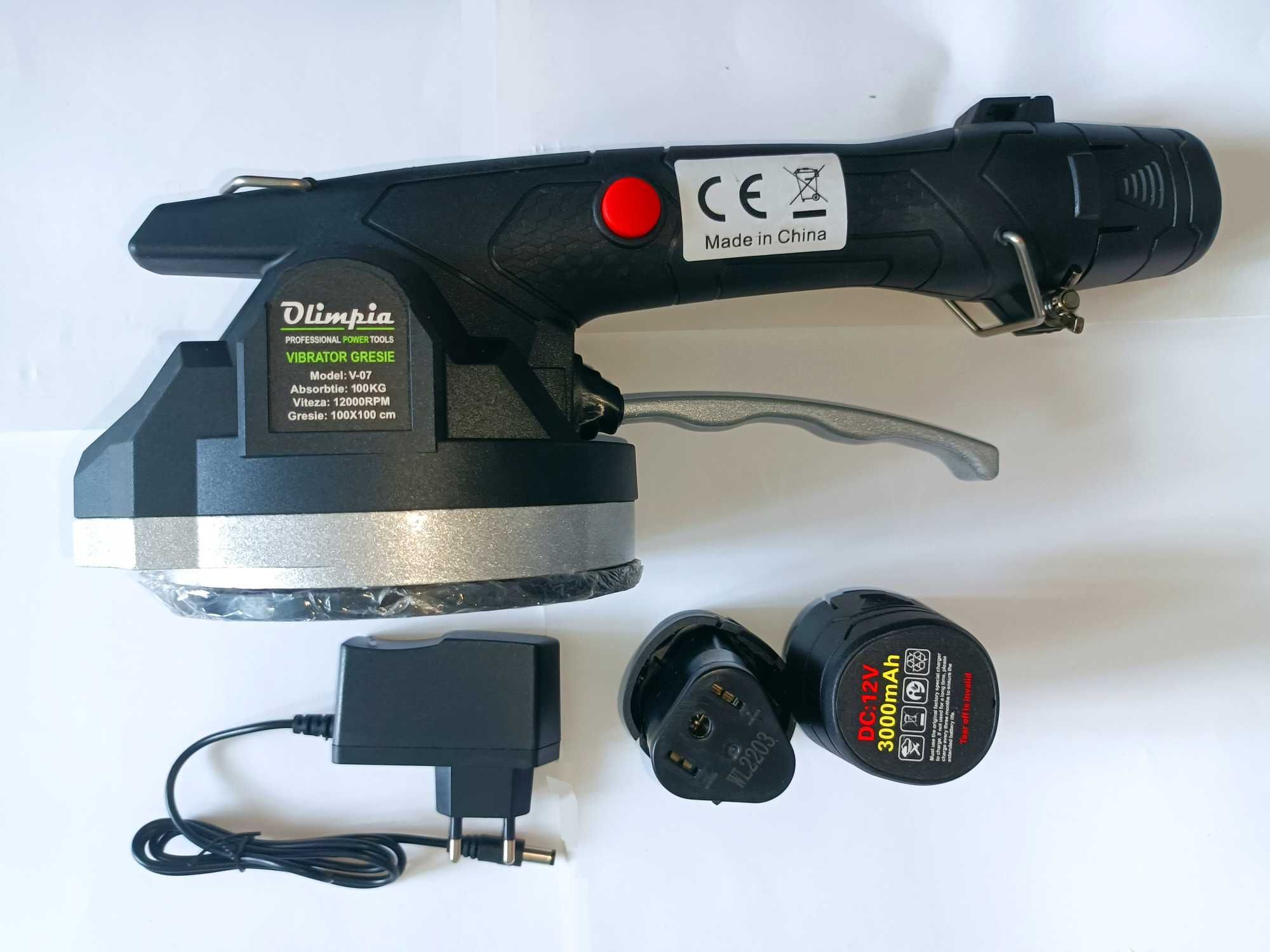 Acumulator Li-Ion 12V 3Ah vibrator gresie, filetanta polizor TR GRATIS