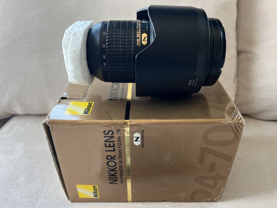 AF-S Nikkor 24-70mm f/2.8G ED обектив Nikon
