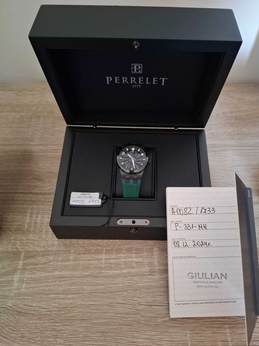 Perrelet Turbine Titanium Green