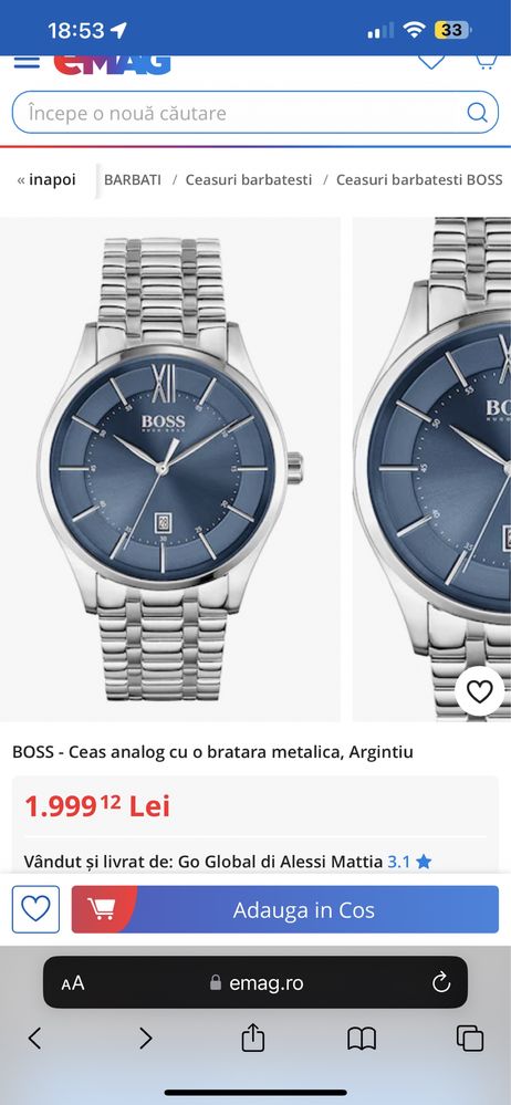 Ceas Hugo Boss superb!