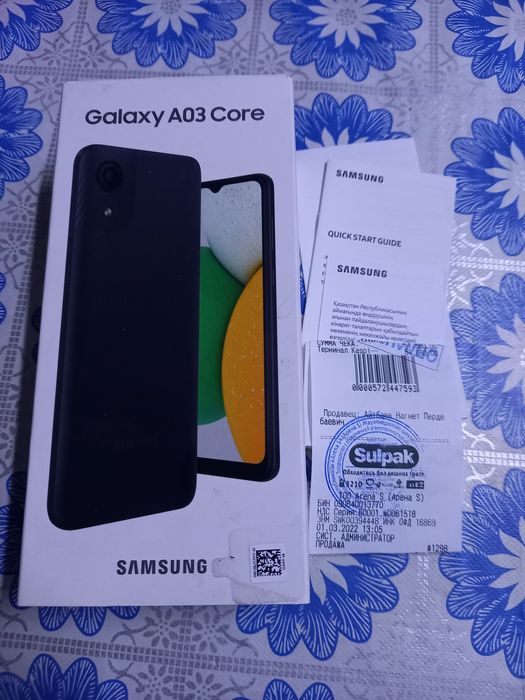 Продам смартфон SAMSUNG  A03 CORE