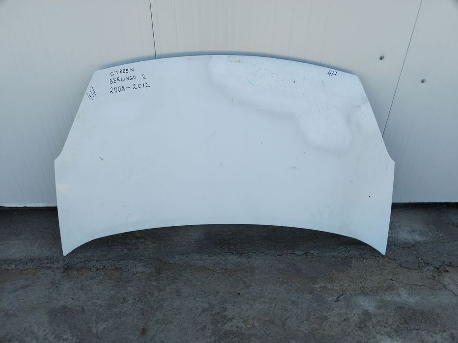 Capota motor Peugeot Partner/ Citroen Berlingo  , 2008, 2009, 2010, 2011, 2012, 2013, 2014, 2015, 2016.