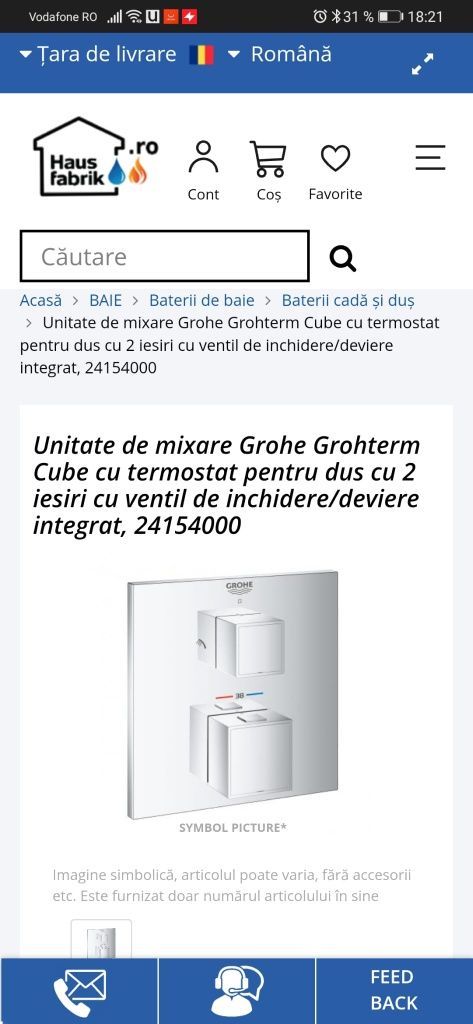 Unitate de mixare Grohe