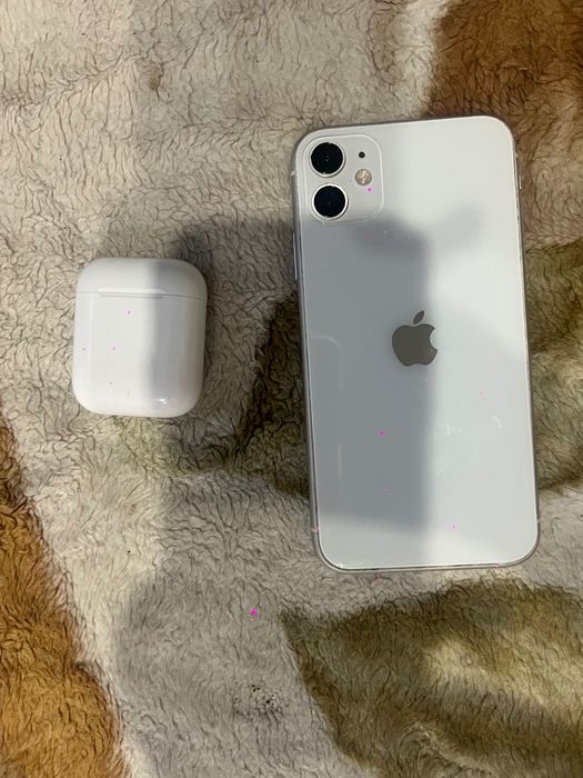 Айфон 11 + аирподс оригинал