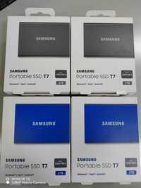 Samsung T7 2tb blue, black