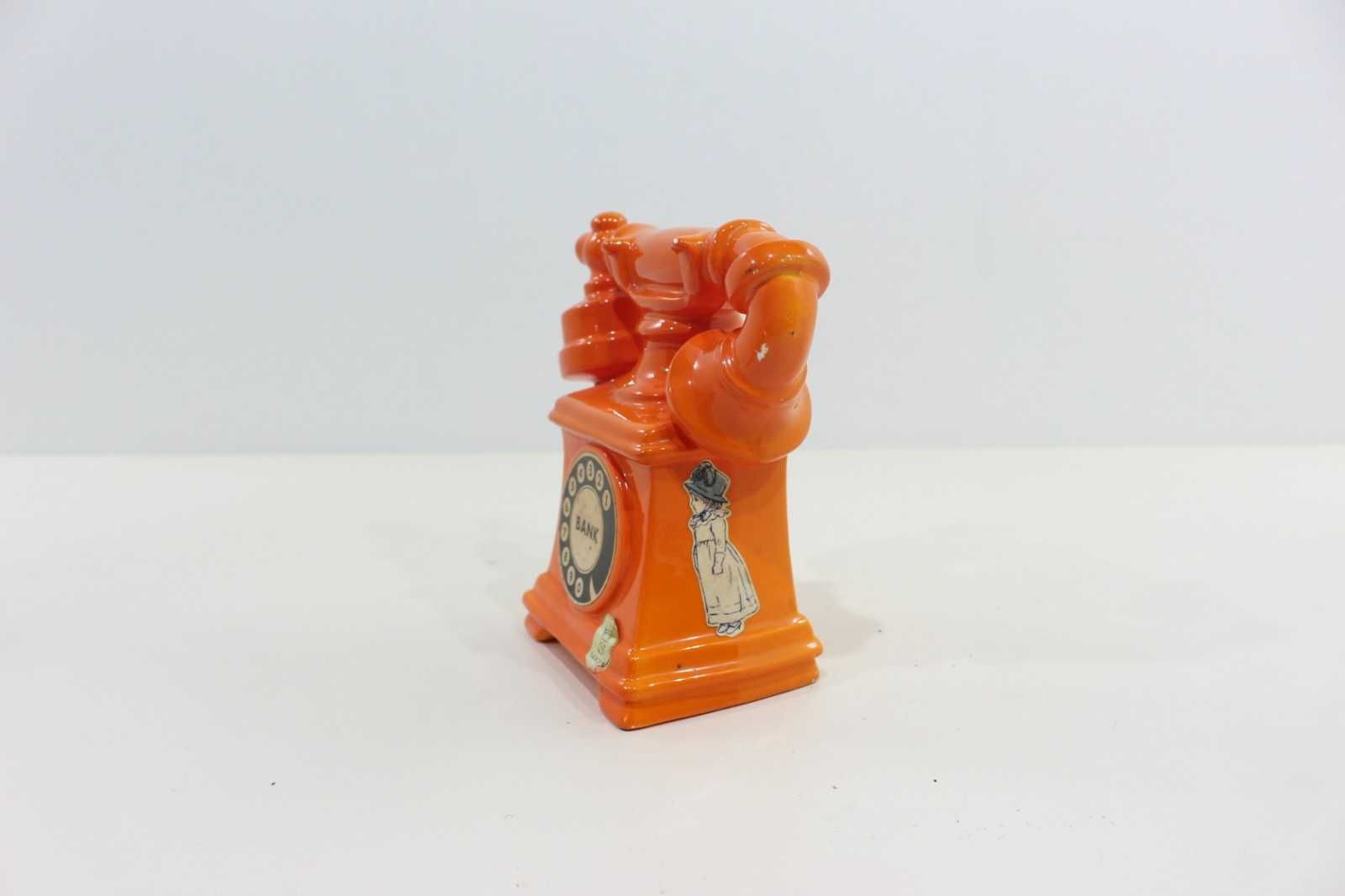 Стара порцеланова статуетка Ретро телефон касичка. Внос Франция