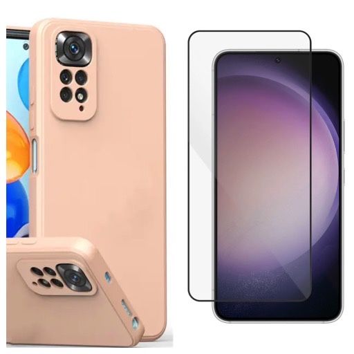 Xiaomi Redmi Note 10/11/12 PRO Husa Premiu Case Silicon + Folie Sticla