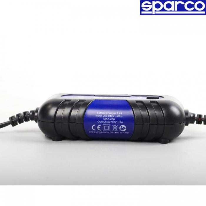 Зарядно за акумулатор Sparco - 1.2Amp 6V / 12V