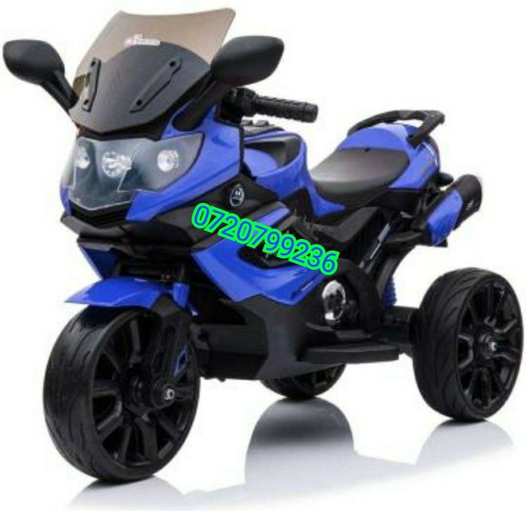 Motociclete electrice pentru copii cu 2 motoare muzica și lumina MP3