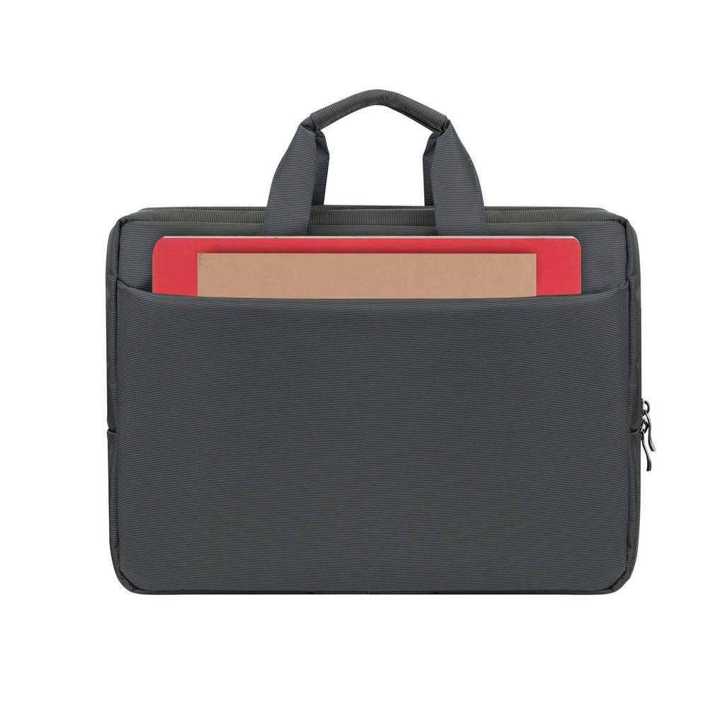 ^ Cумка RIVACASE 8231 grey Laptop bag 15,6" / 6