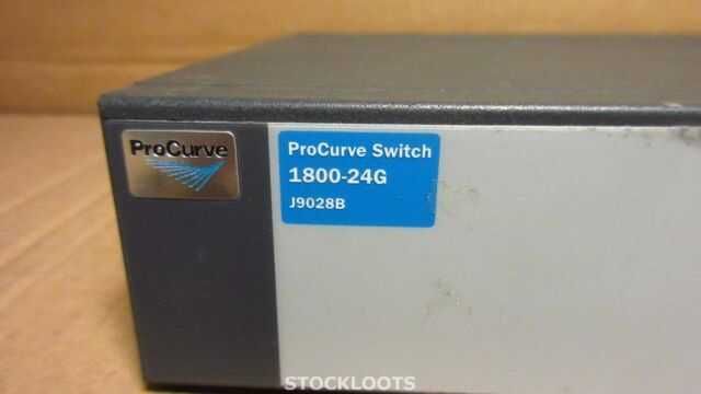 Switch Smart HP ProCurve 1800-24G, model J9028B, 24 ports Gigabit