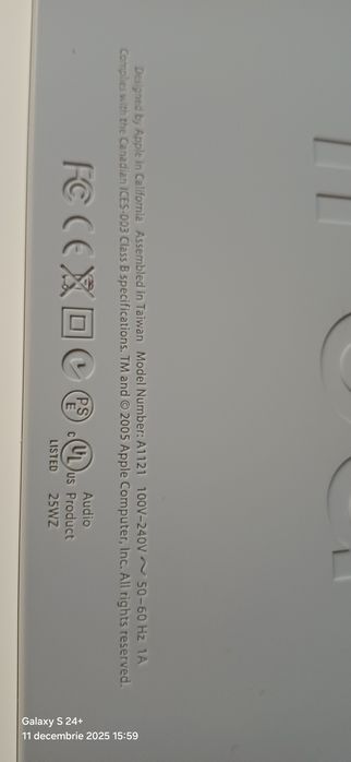 Boxa Apple Ipod A1121