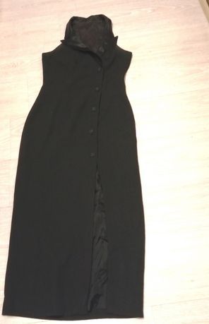 Rochie triplu voal neagra