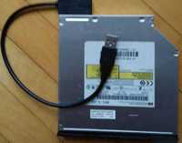 Външна записвачка USB-CD/DVD за лаптоп/компютър