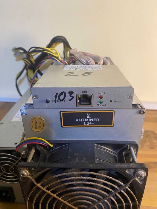 4× Bitmain Antminer L+ / L++ – работещи, цени в описанието