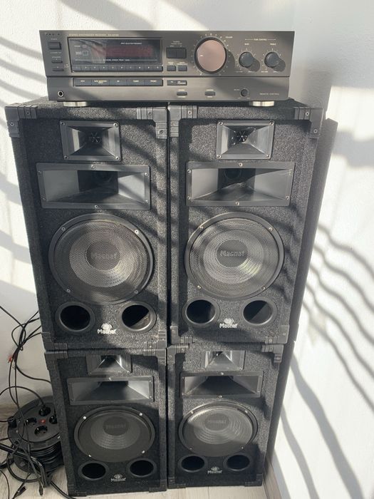 Vand Boxe Magnat + aplificator Technics
