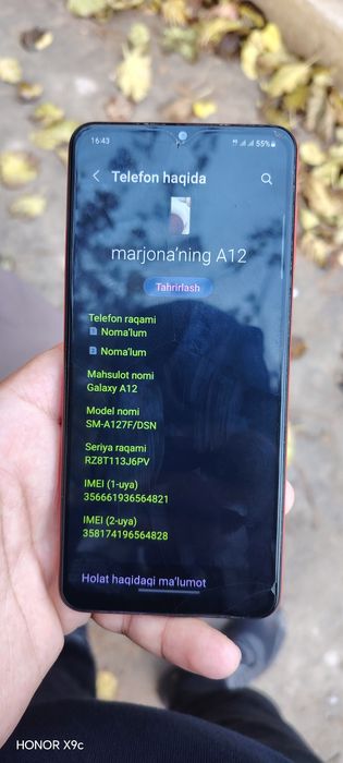 Samsung a12 sotiladi