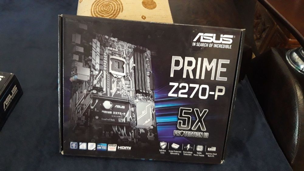 Kit gaming -ASUS PRIME Z270-P cu i5 7500 -kit nou , contracost RAM