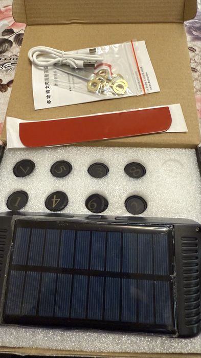 Tpms senzori presiune pneu in capac ventil display mare noi