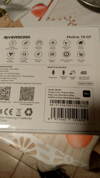 Ceas riversong rezista la apa