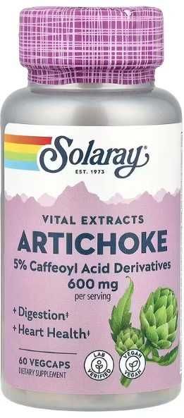 Артишок Solaray Artishok 60 kaps