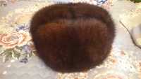 Ондатровая мужская шапка 58 размера на зиму