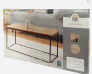 Холна маса Studio Home с метални крака и плот от MDF- 90 х 48 х 40 см