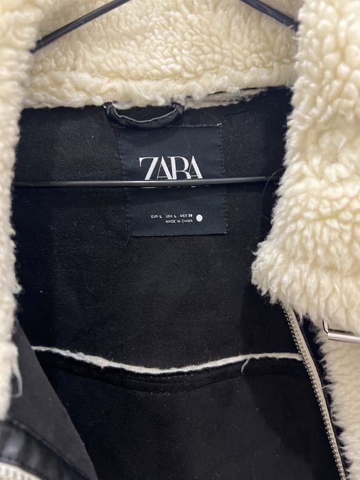 Зимняя экошуба белая