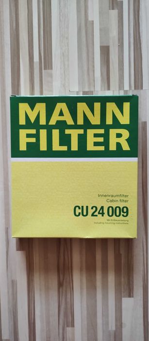 Поленов филтър MANN-FILTER с номер CU 24 009, Mazda 3, 6, CX5