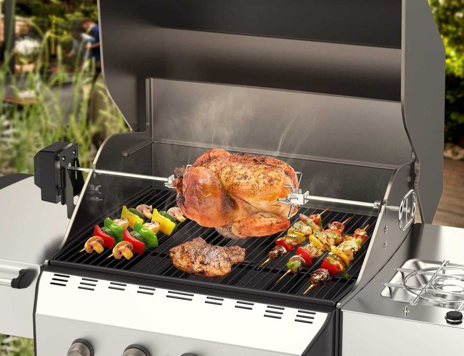 Kit Rotisor electric INOX universal, 77 cm 2 furci, REDUS de la 380RON