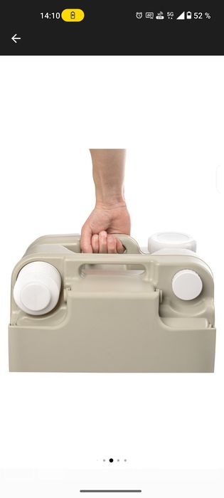 Toaleta portabila camping (WC portabil) + cutie compost