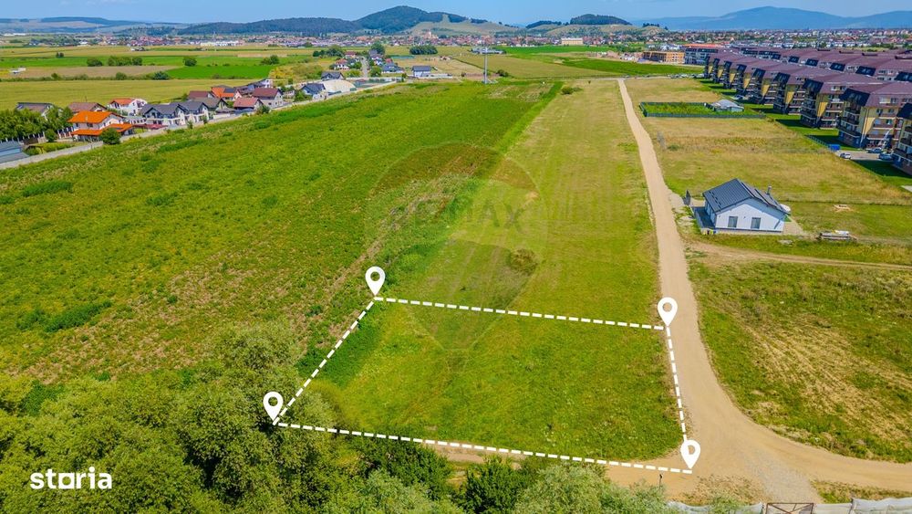 Teren intravilan 947 mp de vânzare – Sanpetru, Strada Drumul cu Plopi