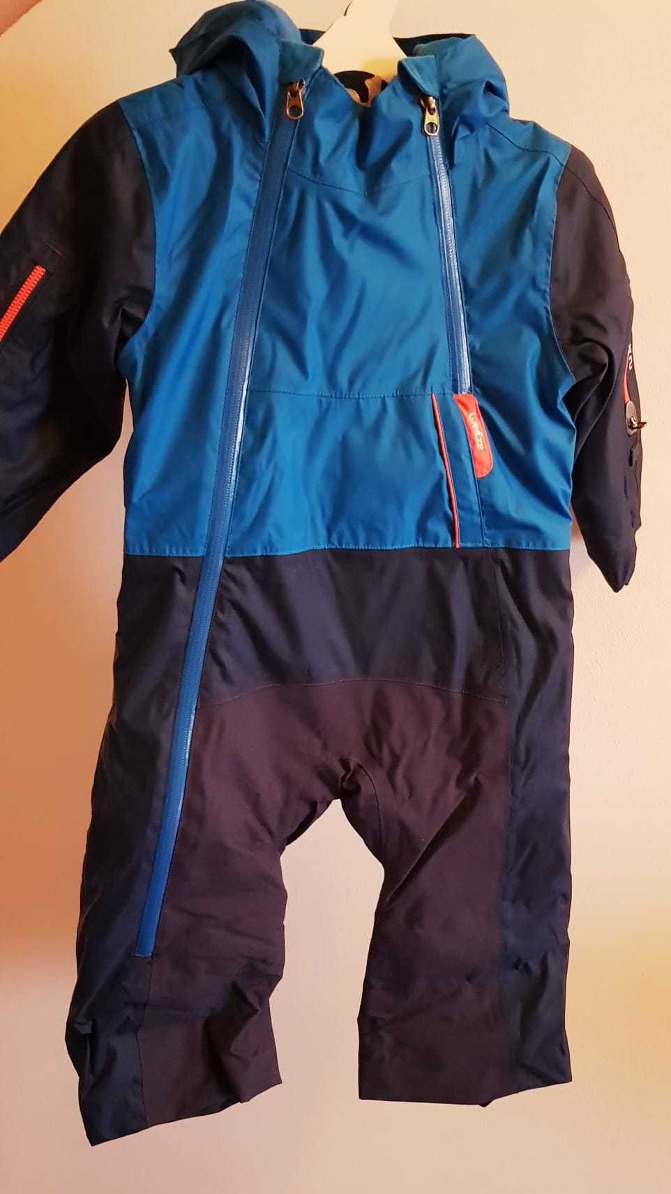 Costum săniuș / schi XWARM PULL'N FITT albastru - Decathlon