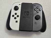 Set 2 x Controller Joy-Con NINTENDO Switch, alb-gri +suport controller