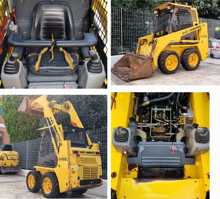 Miniîncarcător KOMATSU SK05J 1750h ORIGINALE  mini încărcător