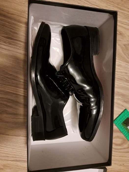 Pantofi Ceremonie Mariș 41 - Piele Neagra Lac