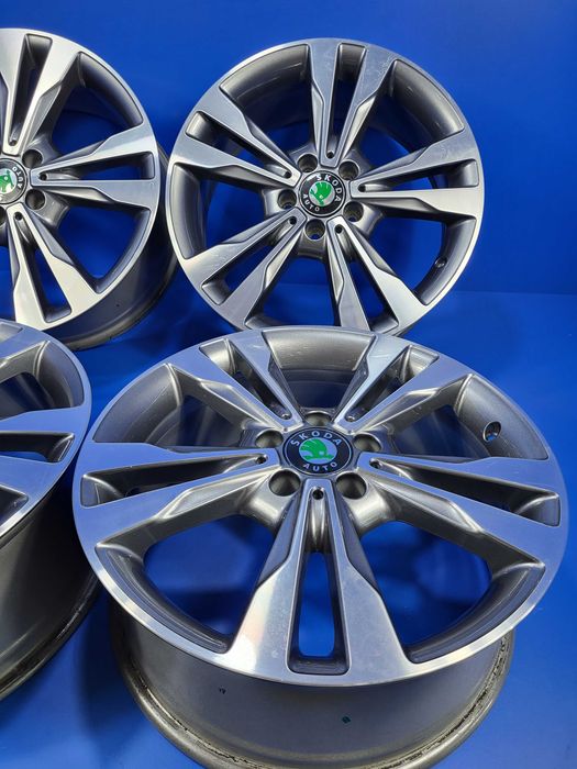 Vand jante Bicolore 5x112 R18 pt Skoda Kodiaq-Enyaq-Superb etc