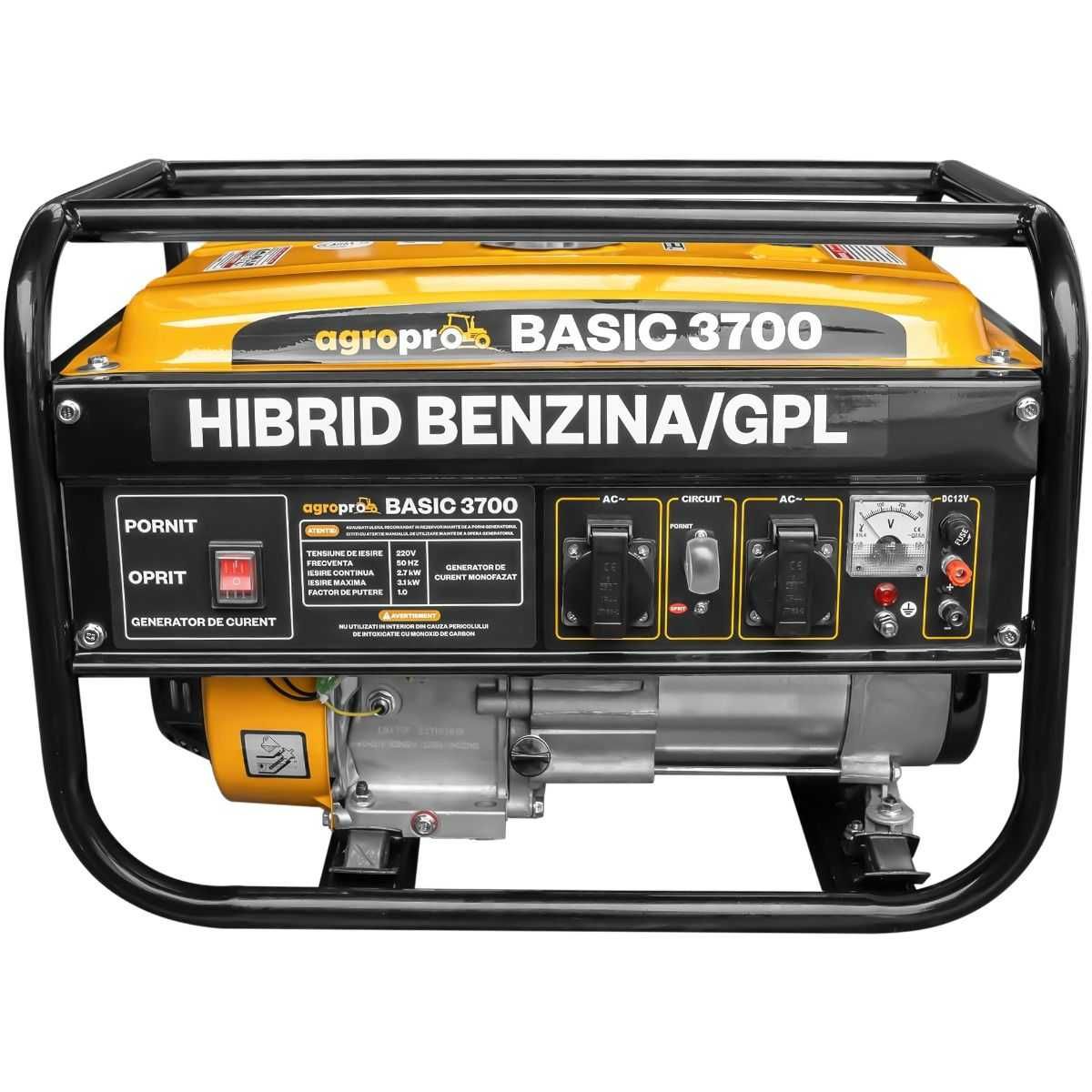 Vand sau schimb Generator AgroPro - 3700, 3.1 KW, benzina/GPL, Euro 5