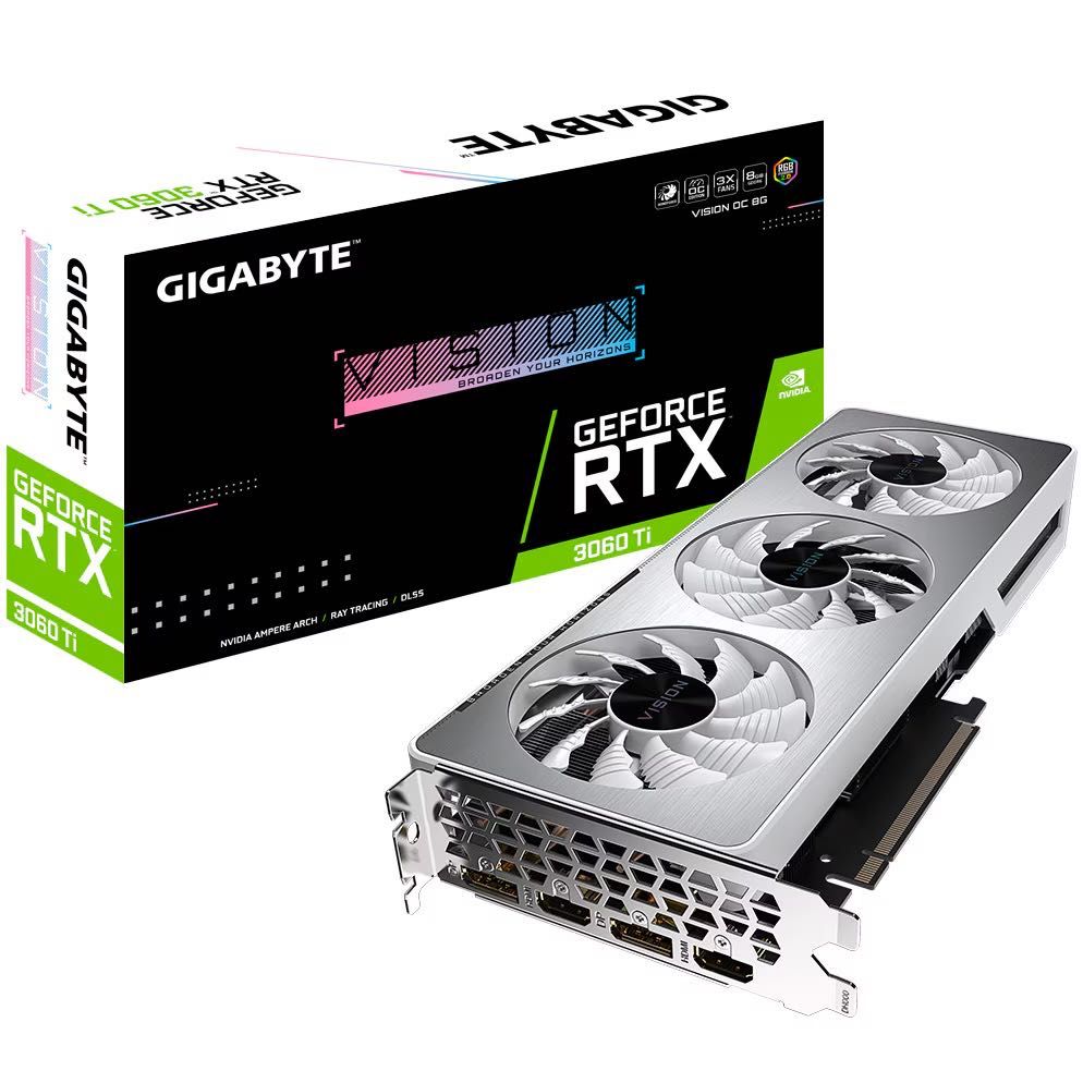 Placa video Gigabyte GeForce RTX 3060 TI Vision OC