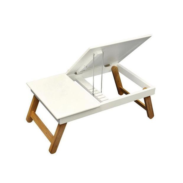 Масичка за легло с поставка за телефон/таблет