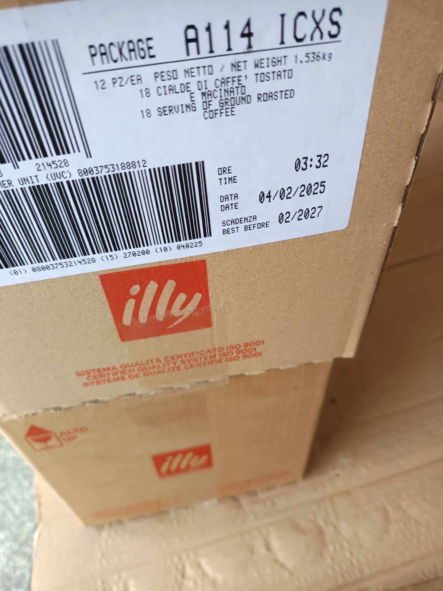 Хартиена кафе капсули Или ILLY 18бр класик