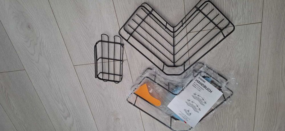 Raft baie,Etajera fara gaurire pentru colț