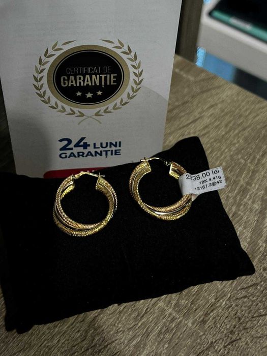 (AG42) Cercei aur 18K B.12167
